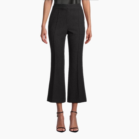 Milly Betsy Flared Bouclé-Knit Pants